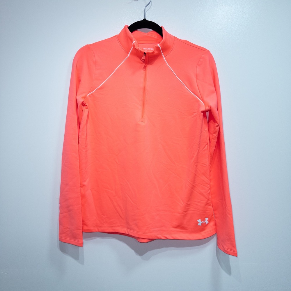 Under Armour Neon‎ Pink Loose Long Sleeve Novelty Top Size XL NWT